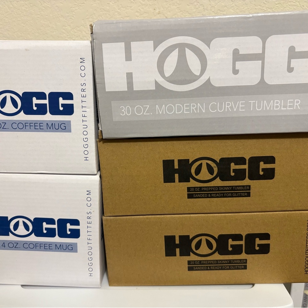 HOGG Tumbler and Coffee Mug Set Bundle of 5